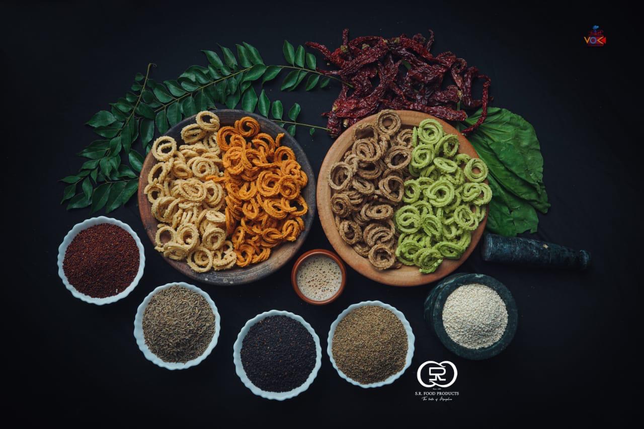 Butter muruku mini spirals