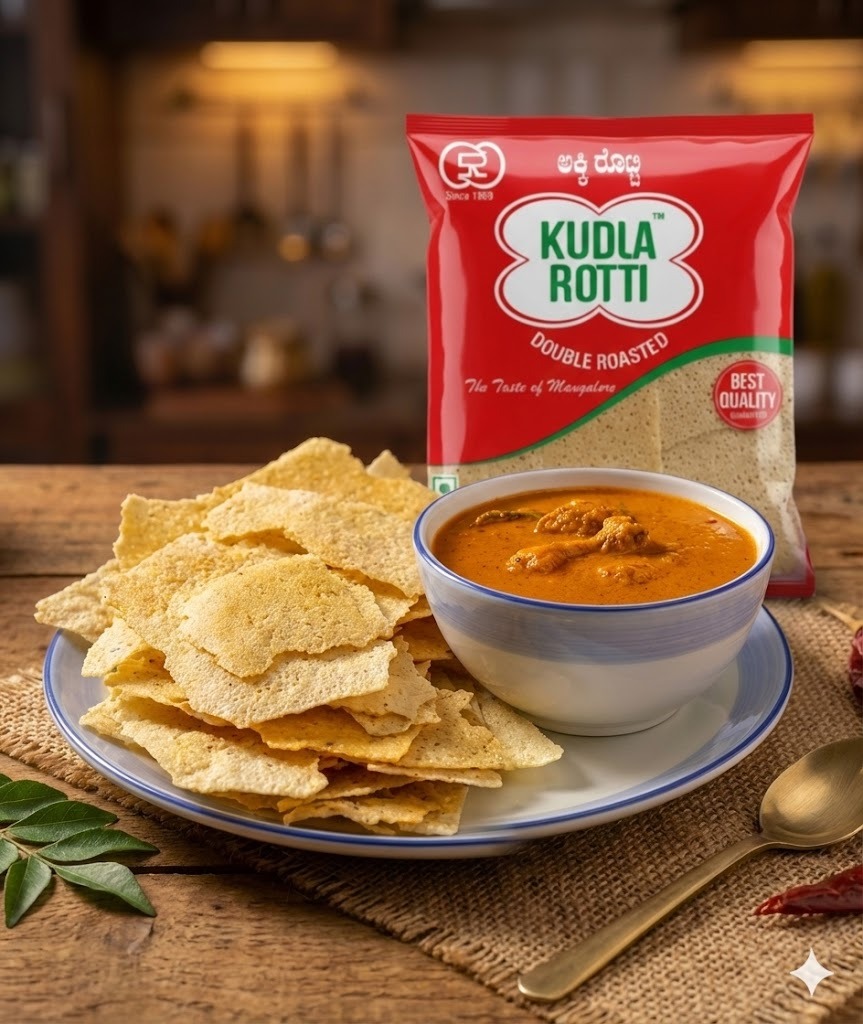 Kudla Rotti on plate